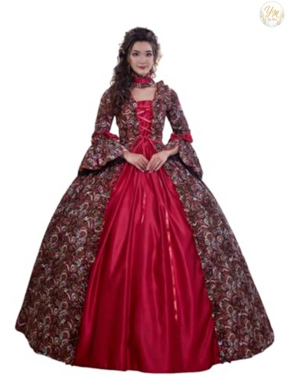 Victorian Vintage Rococo Ball Gown Masquerade Dress Lace